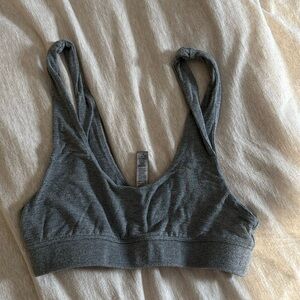 SKIMS Sleep Bralette Light Heather Grey M